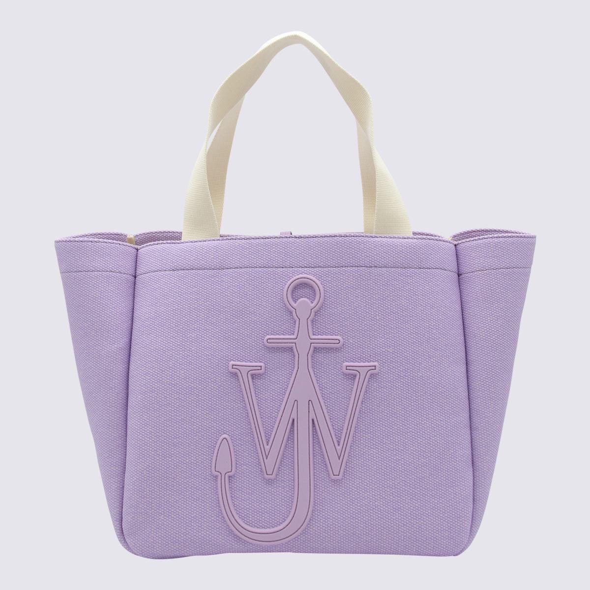 JW Anderson Lilac Puple Canvas Tote Bag in Purple Lyst