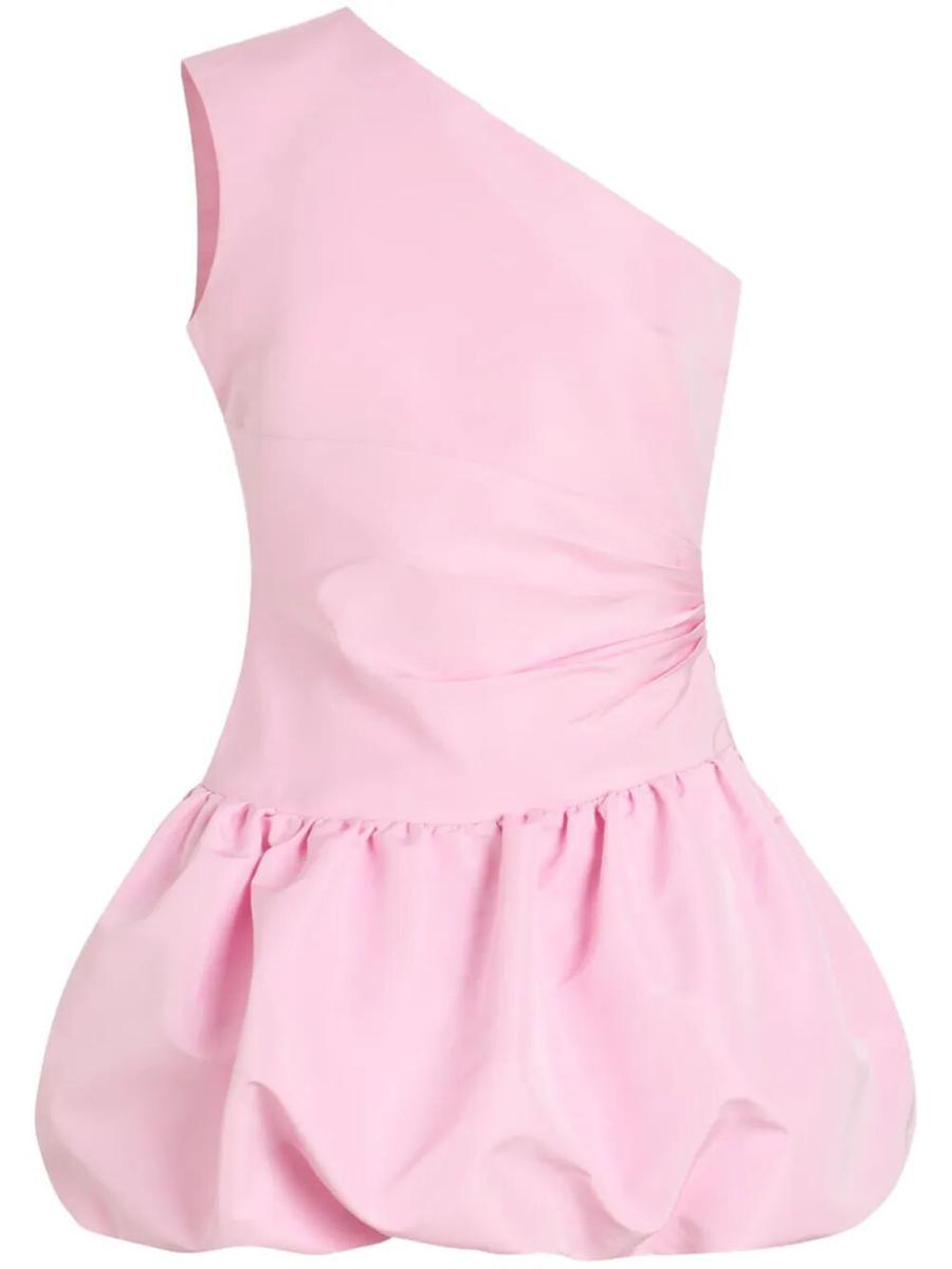 【関税&送料込】Patou One-Shoulder Dress Patou One Shoulder Bubble Mini Dress in Pink | Lyst Australia