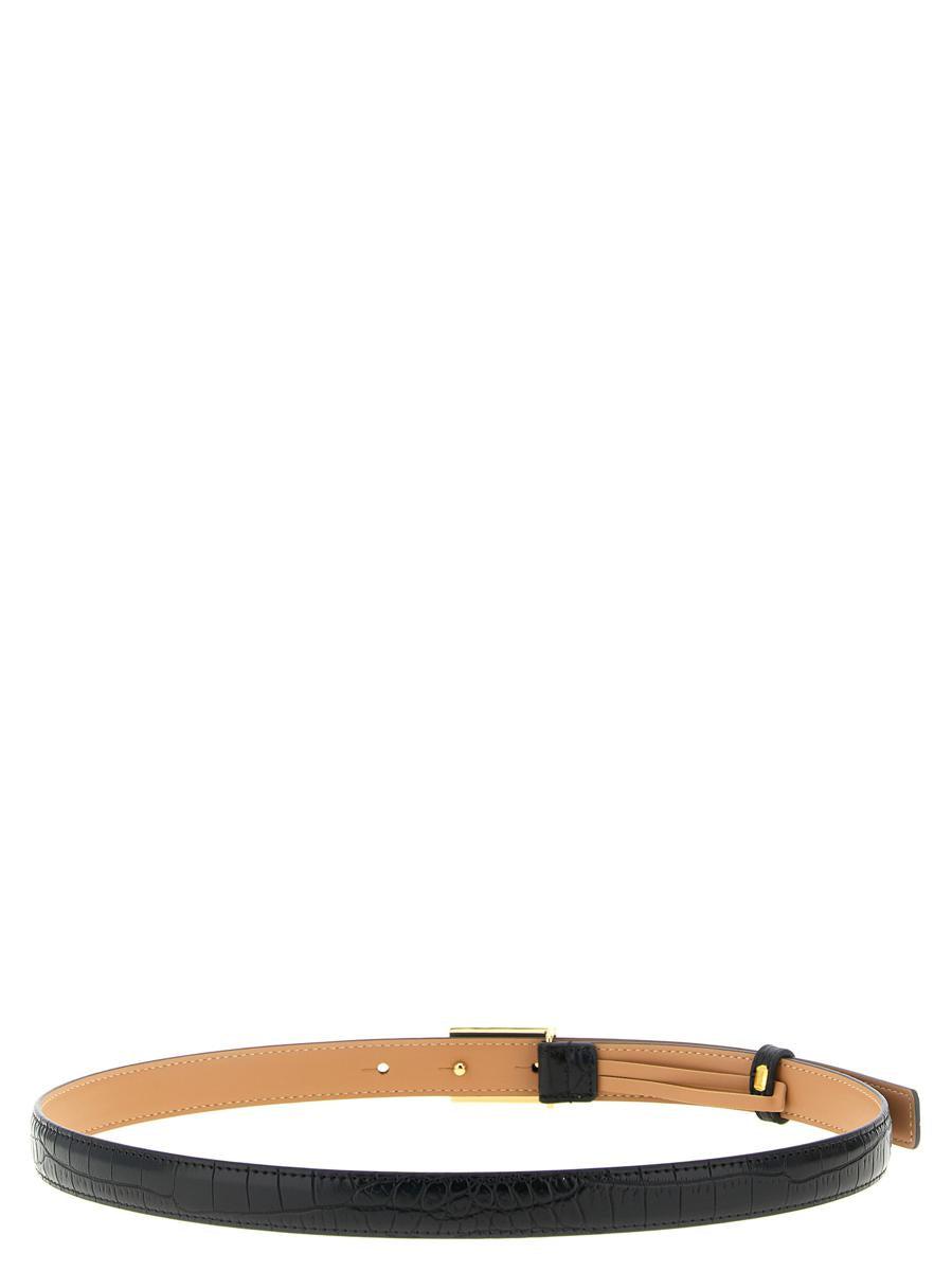 エリザベッタフランキ　ネイビー ＥＦロゴ ベルト エリザベッタフランキ ネイビー EFロゴ ベルト Belt Navy