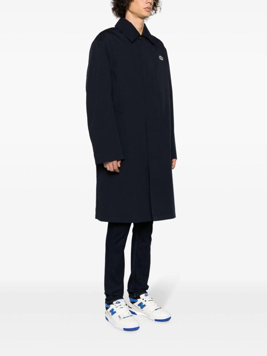 Lacoste Trench Coat in Blue for Men Lyst Australia