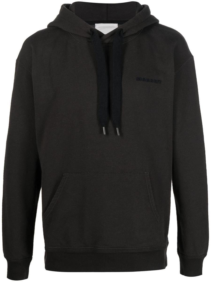 Isabel Marant Marcello Hoodie Black In Cotton for Men | Lyst