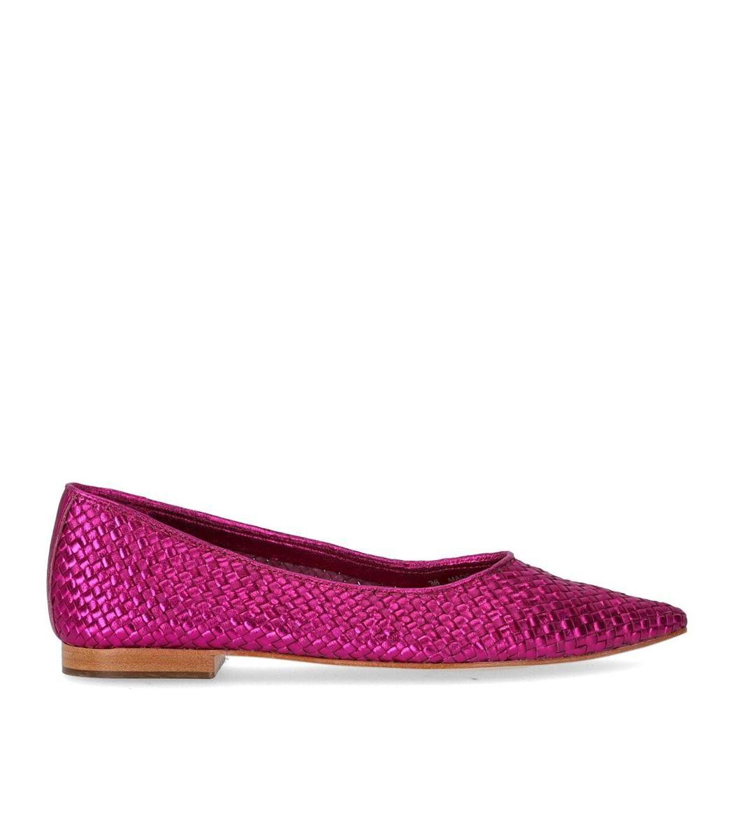 Strategia Liya Fuchsia Ballet Flat Shoe in Purple | Lyst
