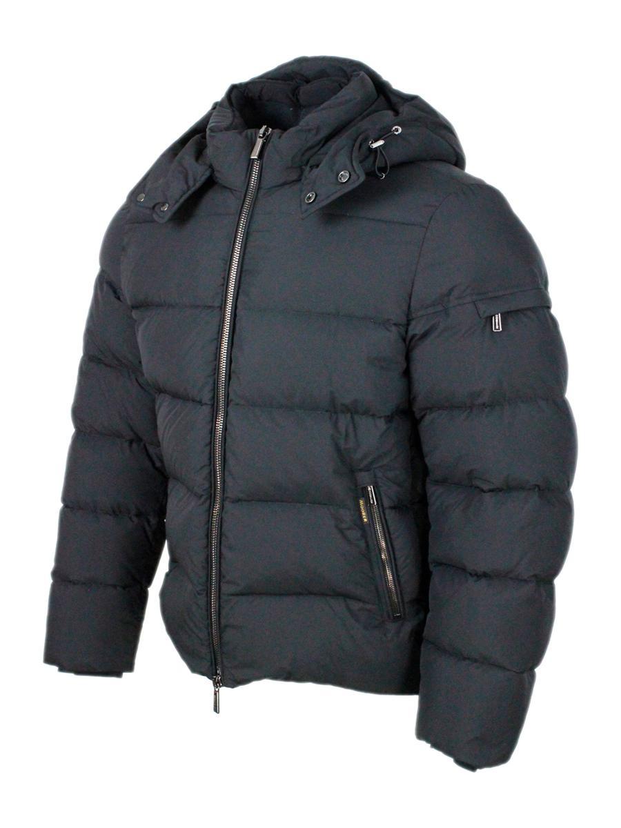 ダウンジャケット・コート MOORER FW25 Moorer Coats Black (MODGI100047 KNU0001) Moorer Black Down Jacket | italist