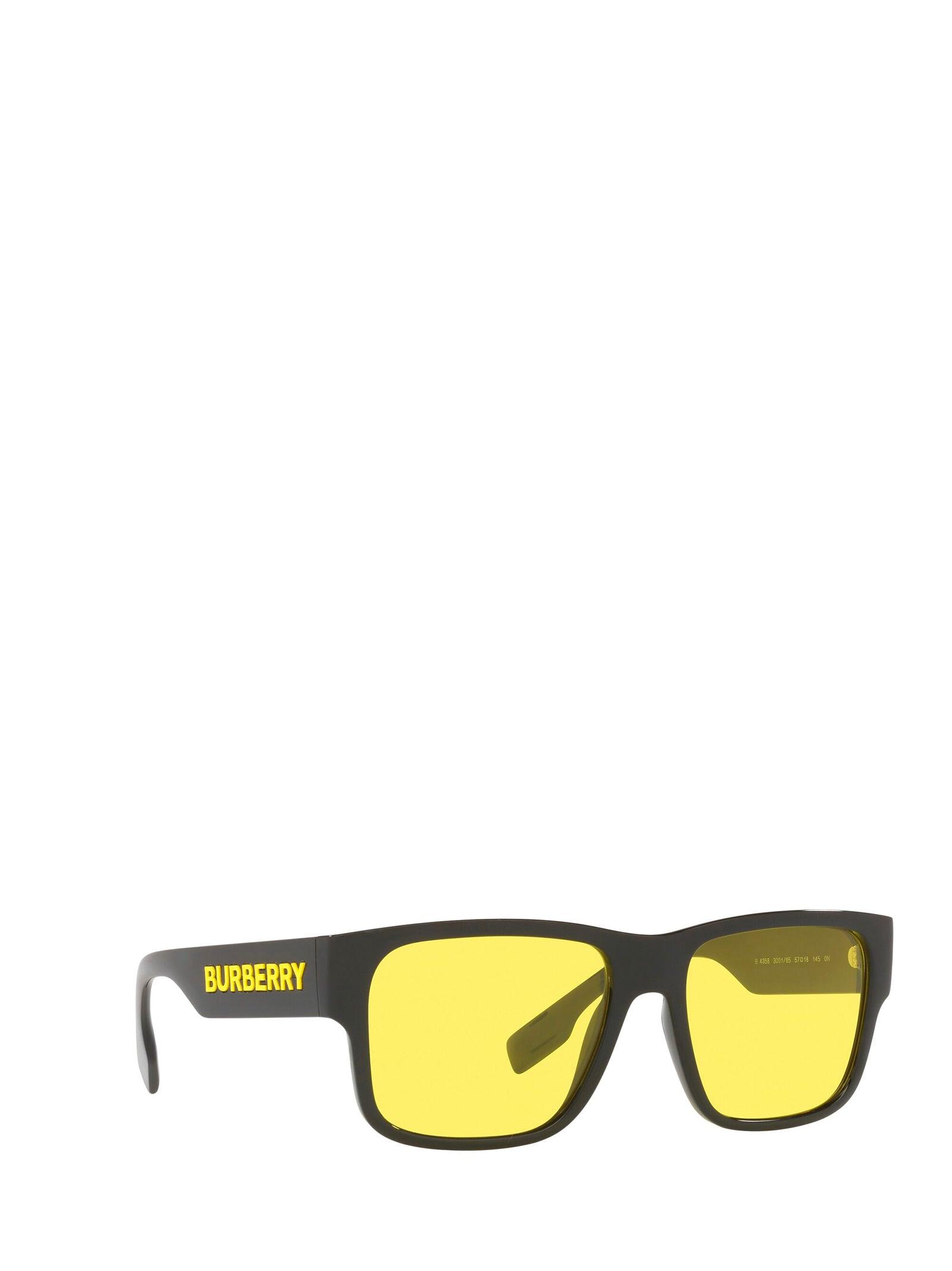 Burberry Sunglasses in Yellow for Men | Lyst