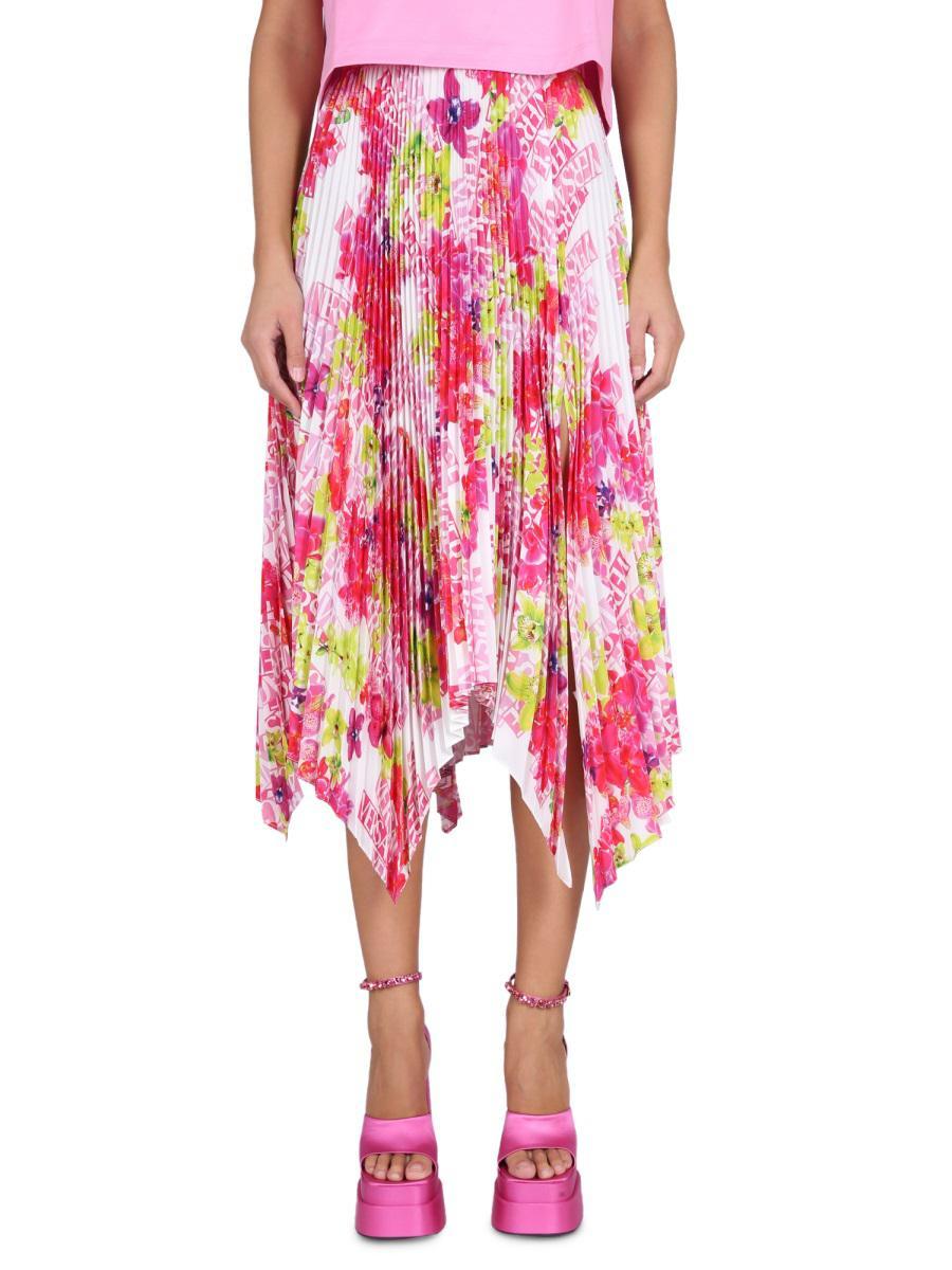 スカート VERSACE Woman Skirt Pink 10008291A13367 5PC60 $_12.JPG?set_id=880000500F
