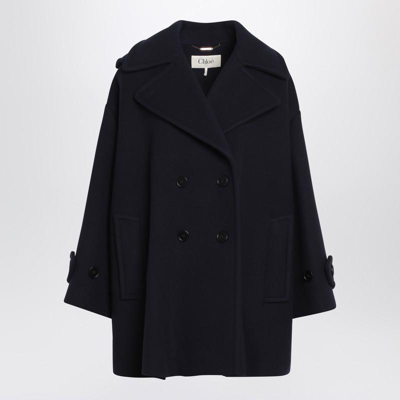 コート CHLOE BLACK WOOL BLEND COAT Chloé Coats – BALTINI