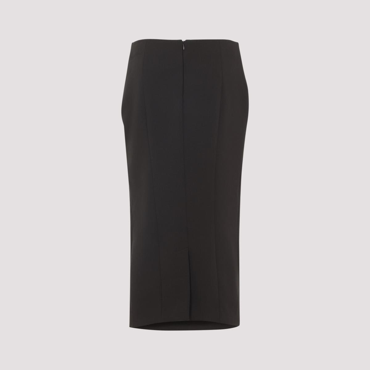 スカート Giorgio Armani Dark Brown Virgin Wool Midi Skirt Giorgio Armani Skirts for Women | Online Sale up to 60% off