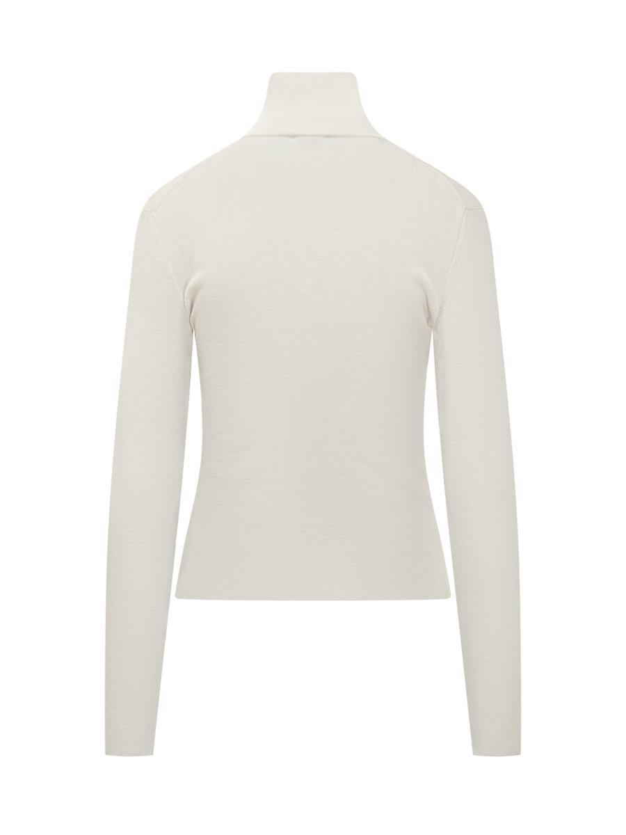 Courreges｜SHORT-SLEEVED ZIP-UP/TURTLENECK (323MPU071FI0 Courreges Turtlenecks for Women | Online Sale up to 60% off