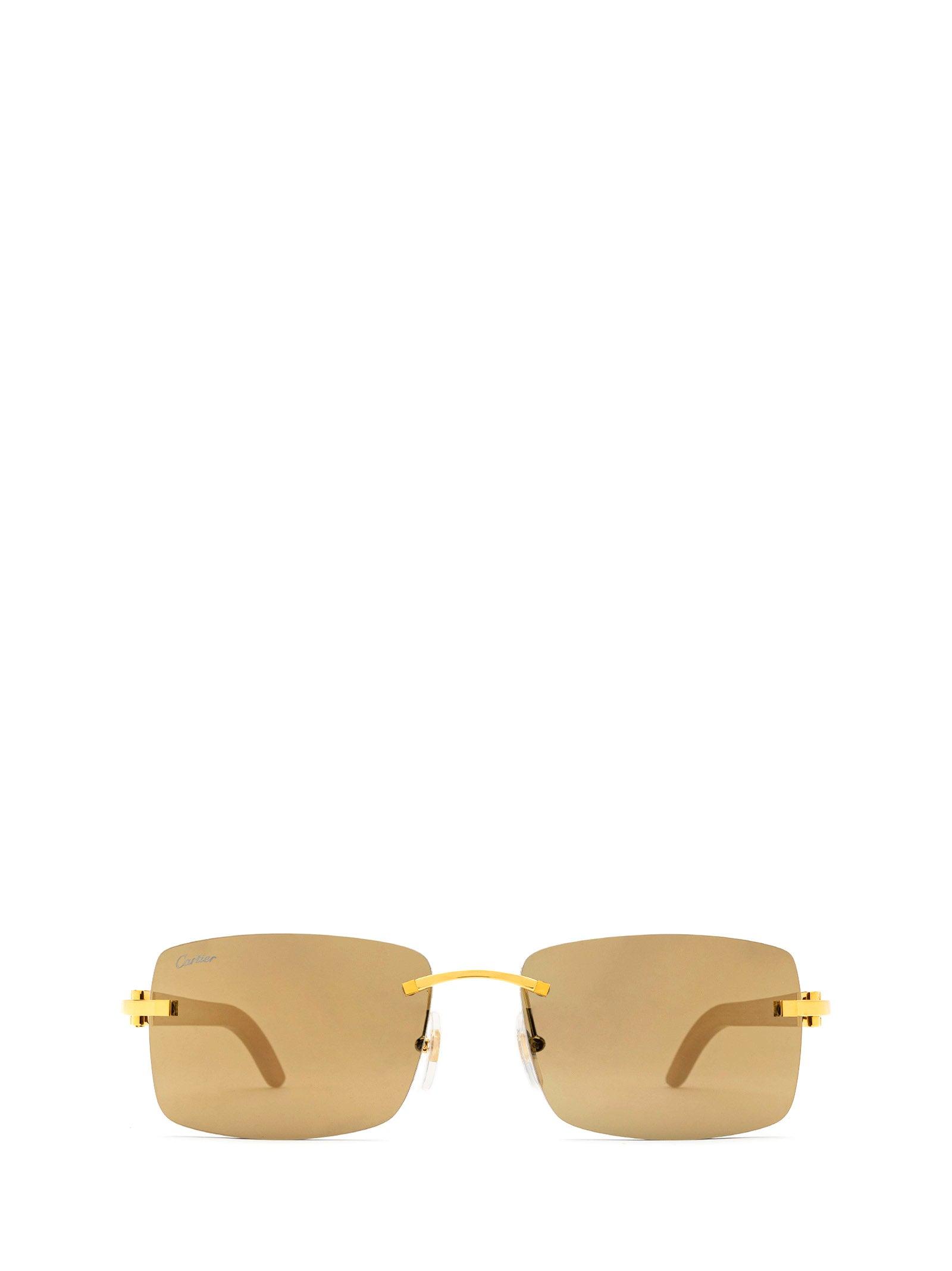 Cartier Sunglasses in Gold (Green) for 