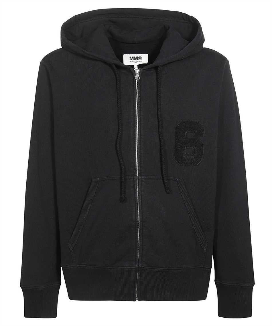 MM6 by Maison Martin Margiela Full Zip Hoodie in Black for Men | Lyst