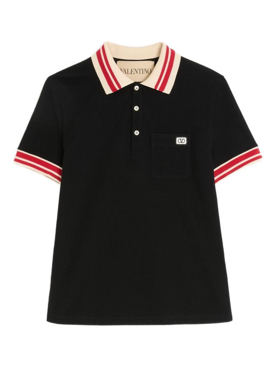 Tシャツ・カットソー Valentino Garavani T-Shirt And Polo Shir Valentino Garavani T-Shirts And Polos in Black for Men | Lyst