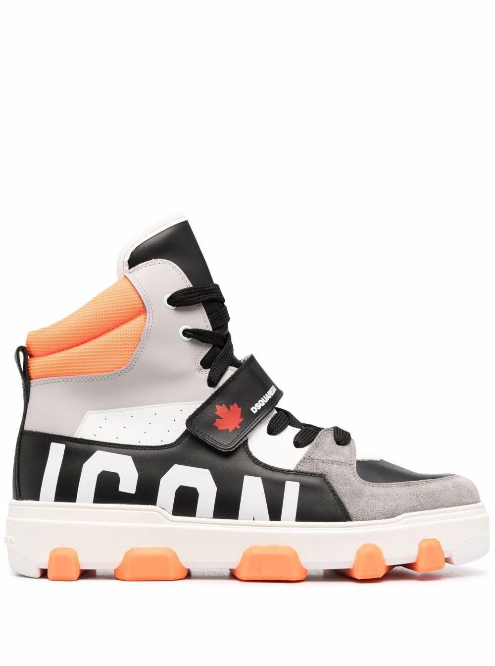 DSquared² D-squared2 Man's High Top Basket Multicolor Sneaker With Logo for  Men | Lyst