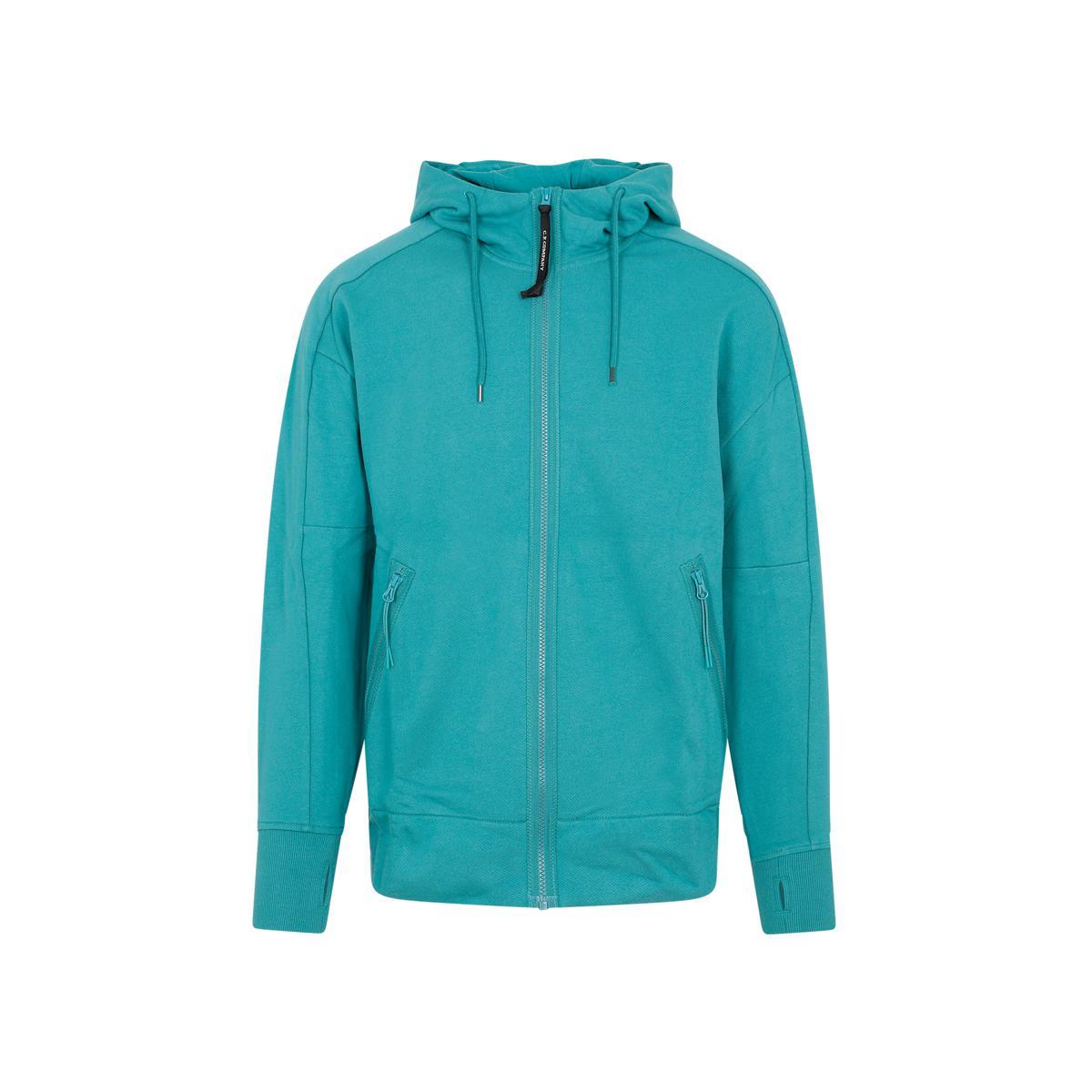 C.P. Company GOGGLE Hoodie Sweatshirt in Blue for Men | Lyst
