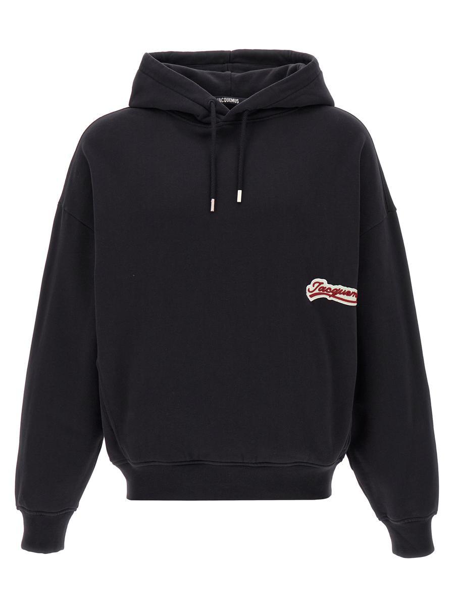 パーカー・フーディ Jacquemus Drawstring Hood Cotton Sweatshirt With Varsity The Jacquemus sweatshirt by JACQUEMUS | Official website