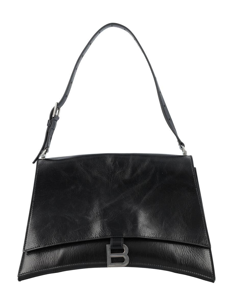 Balenciaga Women's Crush Medium Leather Sling Bag