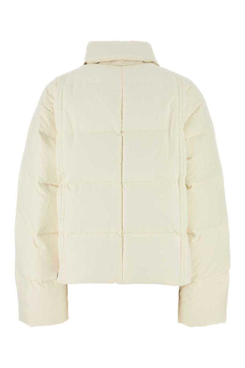Jil Sander Ivory Polyester Down Jacket in Natural | Lyst Canada
