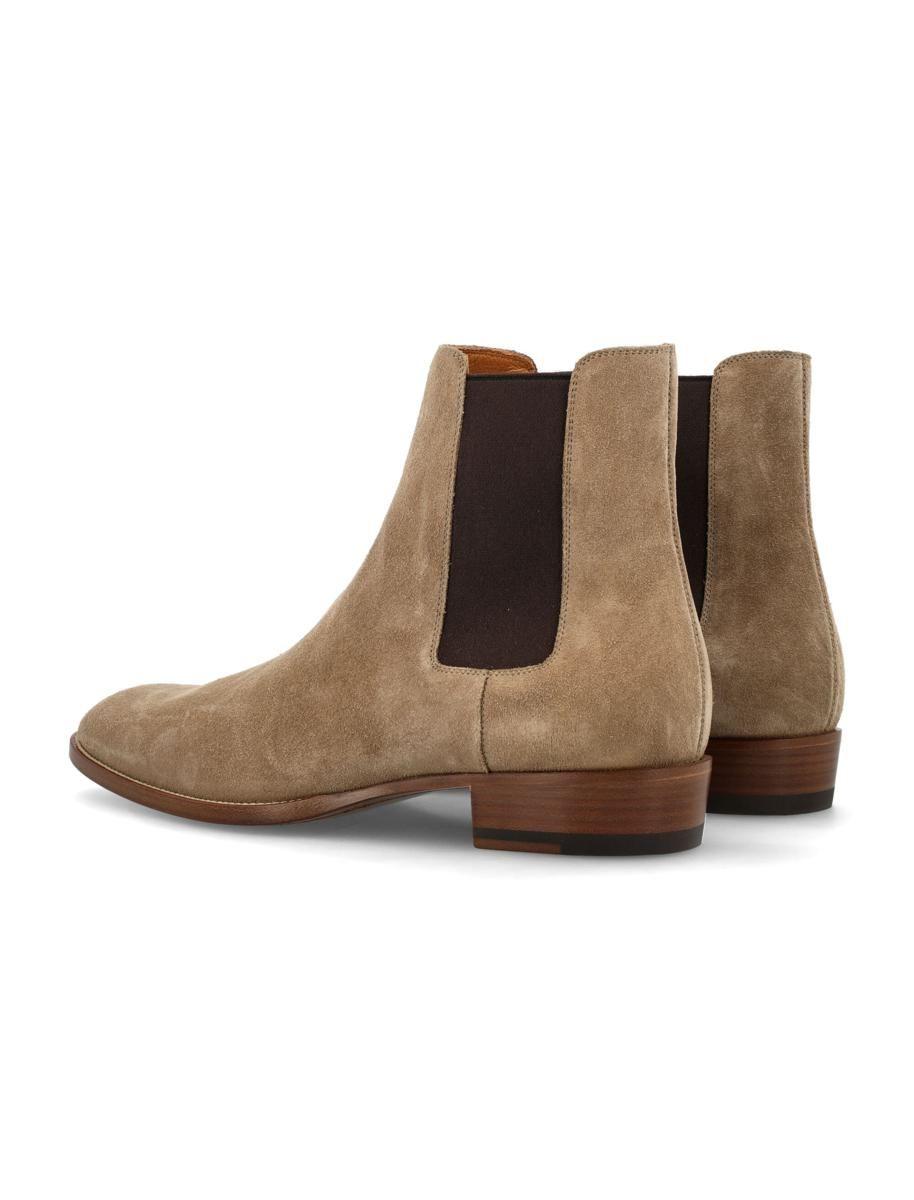 Saint Laurent Aint Laurent Wyatt 30 Chelsea Boots in Brown for Men