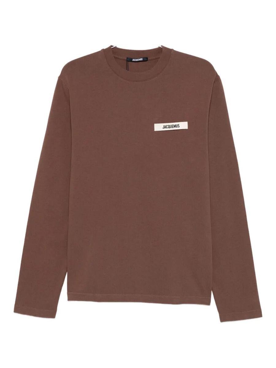 【送料&関税込】Jacquemus Pralu Logo Print Long Sleeve Top Jacquemus - Pralu logo print long sleeve top black - The Corner