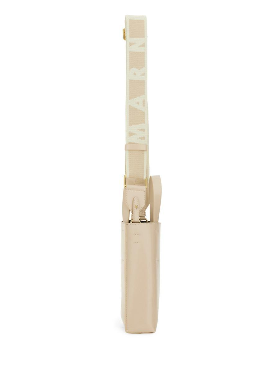 Marni Dwarf Museum Bag in Natural | Lyst