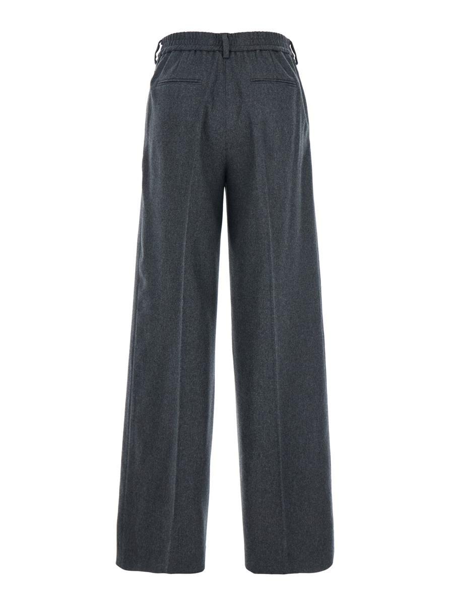 パンツ Pt Torino Half Elasticated Waist Wide-Leg Pants Wide Leg trousers for Women | PT Torino Official Online Shop