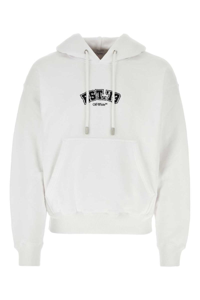 Off White c o Virgil Abloh Felpa in White for Men Lyst Australia