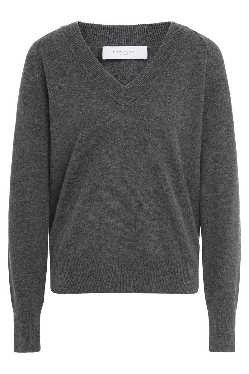 Equipment Women's Yara Wool Cashmere Sweater - Engineered Rib Knit With Oversized Sleeves In Astral Aura - View #4