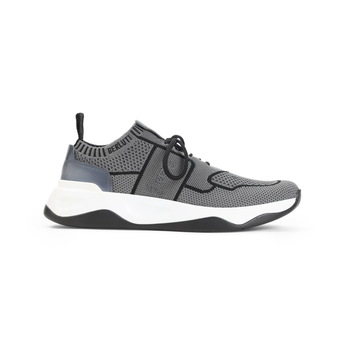 【BERLUTI】SNEAKERS Shadow Knit And Leather Sneaker | Berluti US