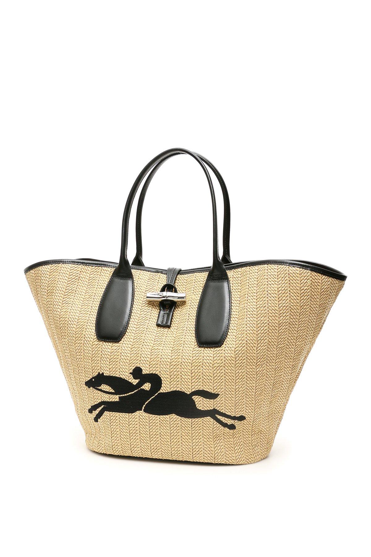 longchamp straw bag