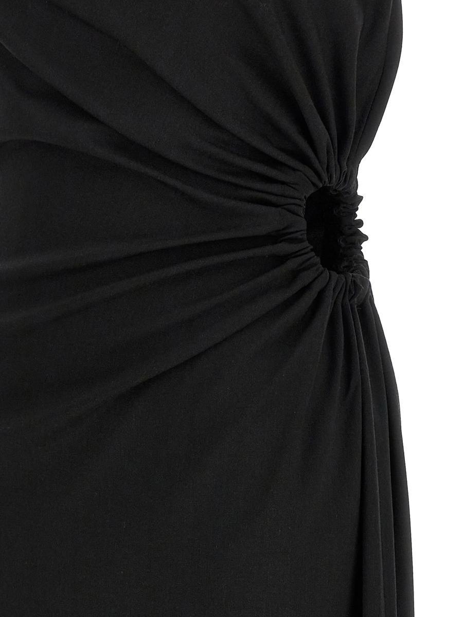 ワンピース MAX MARA SILVA BUSTIER DRESS IN MOHAIR WOOL AND SILK Wool, mohair and silk bustier dress, black | 
