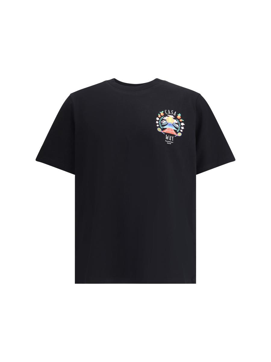 [CASABLANCA]ル・パッサージュTシャツ Tシャツ LE PASSAGE PRINTED T―SHIRT U