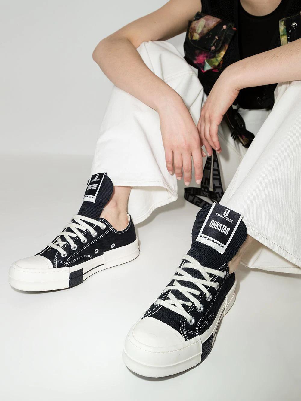 Rick Owens +dark Shadow X Converse Drkstar Low-top Sneakers | Lyst