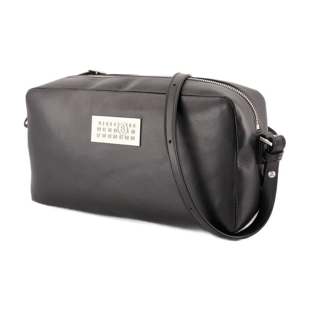 バッグ・カバンその他 Numeric Soft Crossbody - MM6 Maison Margiela - Leather - Bla MM6 by Maison Martin Margiela Soft Crossbody Bag in Black | Lyst