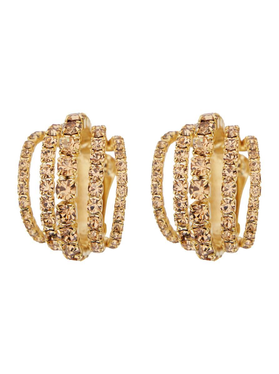 ピアス SILVIA GNECCHI SS25 SHELLS (OR021 LIGHTCOLORADO) Silvia Gnecchi 'Shells' Metallic Earings With Rear Closure