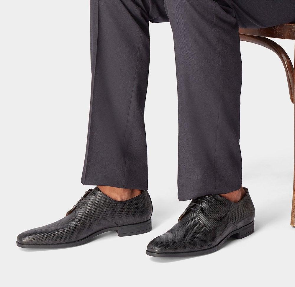BOSS by HUGO BOSS Kensington Derby Shoes in Black for Men | Lyst