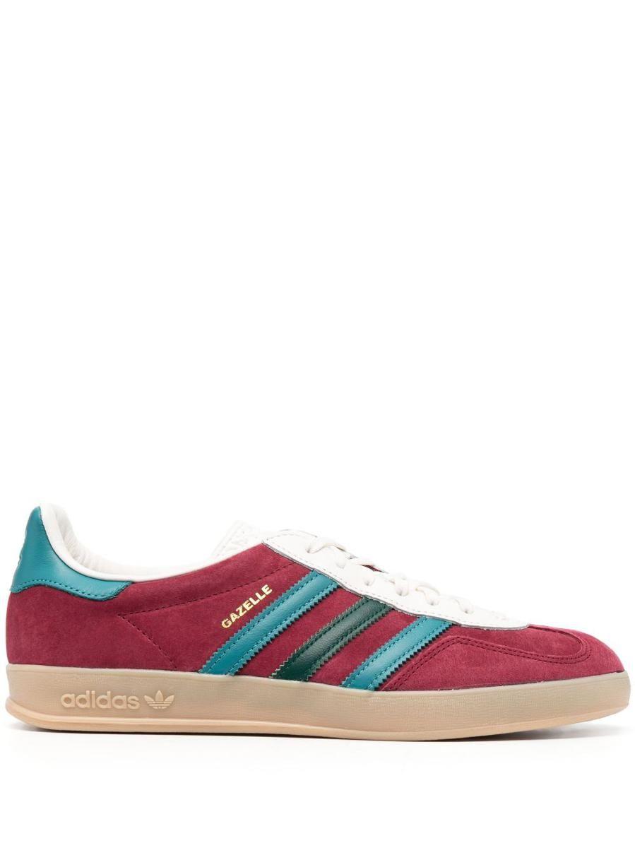 adidas Gazelle Lace-up Sneakers in Red for Men | Lyst