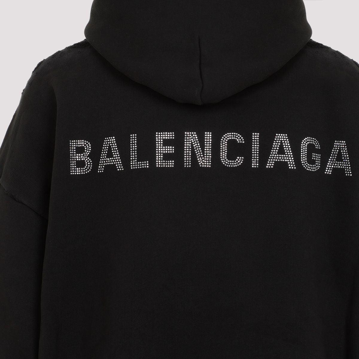 Balenciaga hoodie logo back sale