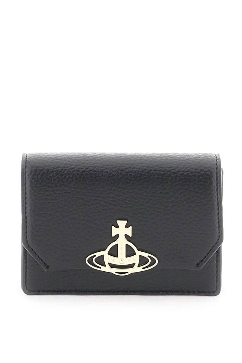 【VIVIENNE WESTWOOD】Re-Vegan Grain Card Holder Black Vivienne Westwood Card Holder re-vegan in Black | Lyst