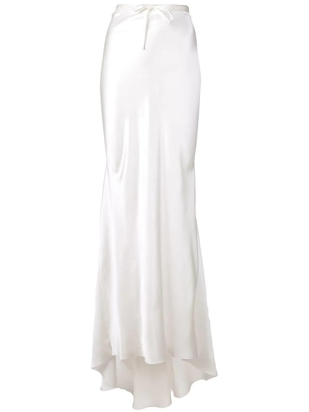 Ann Demeulemeester Long Skirt in White Womens Clothing Skirts Maxi skirts 