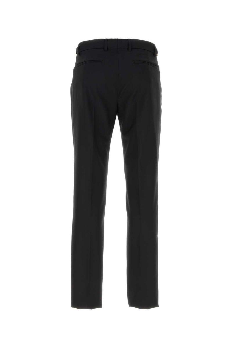 Versace tailored virgin wool trousers - Black