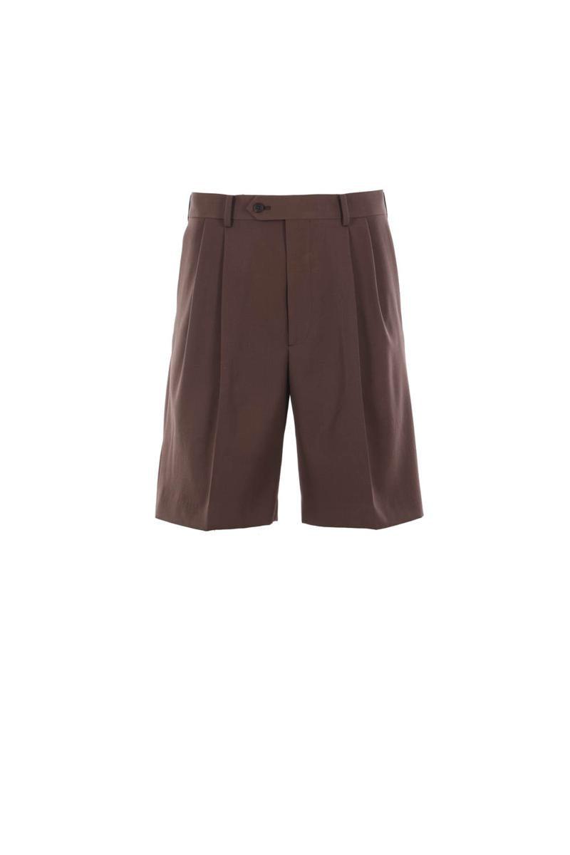 Auralee – Hard Twist Finx Linen Chino Shorts Black