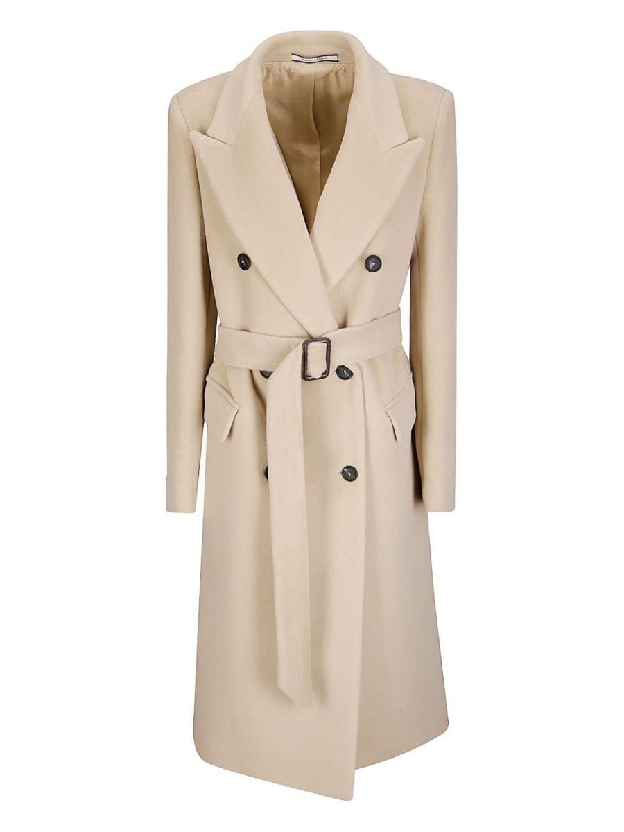 コート TAGLIATORE LONG COAT W/BELT (DOLLY.D70004 A1137 724 BEIGE) Tagliatore Coats for Women | Online Sale up to 47% off | Lyst