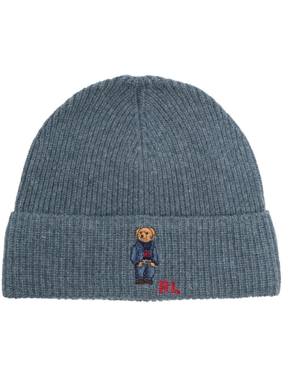 Grey polo sale beanie hat