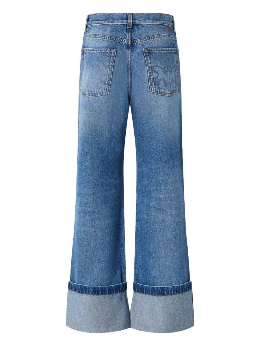 デニム・ジーパン PINKO Women Denim Pants 104601 A2DRPJO Blue Pinko Wide leg jeans - Blue - Women | 104601A2DRPJO | thebs.com