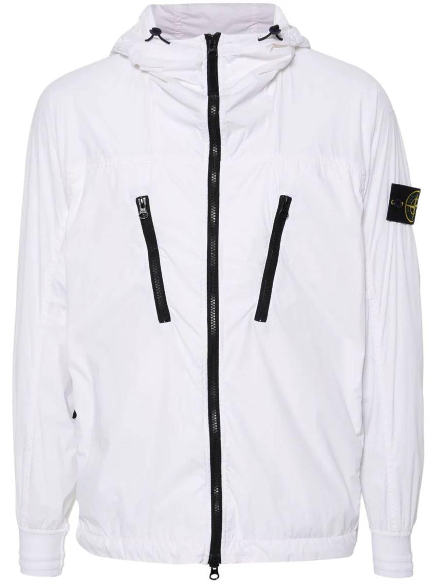 Stone Island Jackets in White for Men Lyst UK