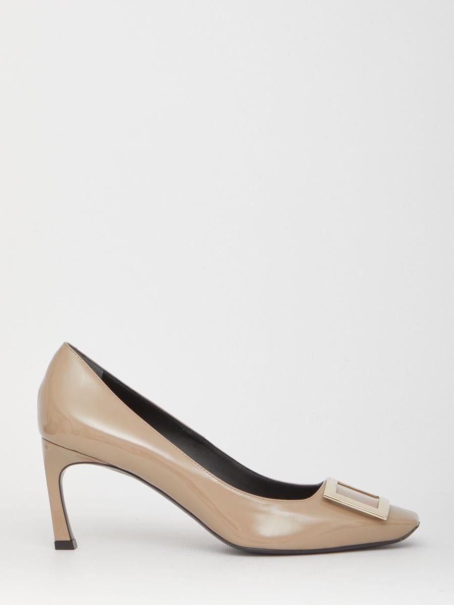 roger vivier belle vivier trompette leather pumps
