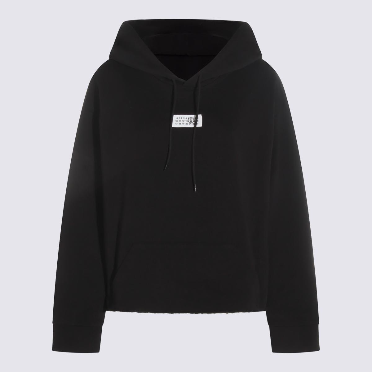 パーカー・フーディ MM6 Maison Margiela Circle 6 Logo Hoodie Black MM6 by Maison Martin Margiela Hoodies for Men | Online Sale