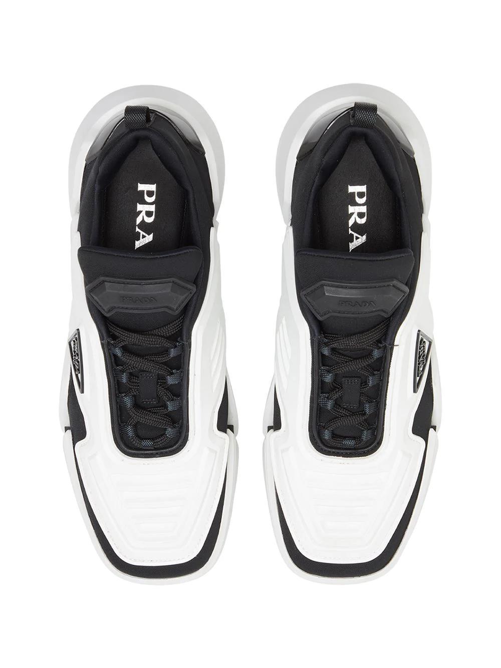 Prada Techno Stretch Sneakers in Black Lyst