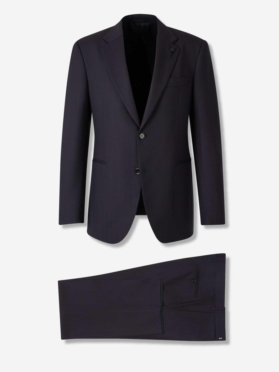 セットアップ Lardini Black Double-Breasted Suit Lardini Suits for Men | Online Sale up to 60% off | Lyst