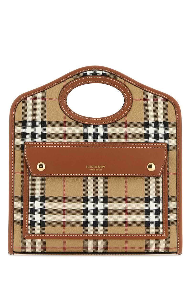 【送料&関税込】Burberry Mini Pocket Tote Burberry Mini Pocket Tote Bag | Neutrals | FARFETCH