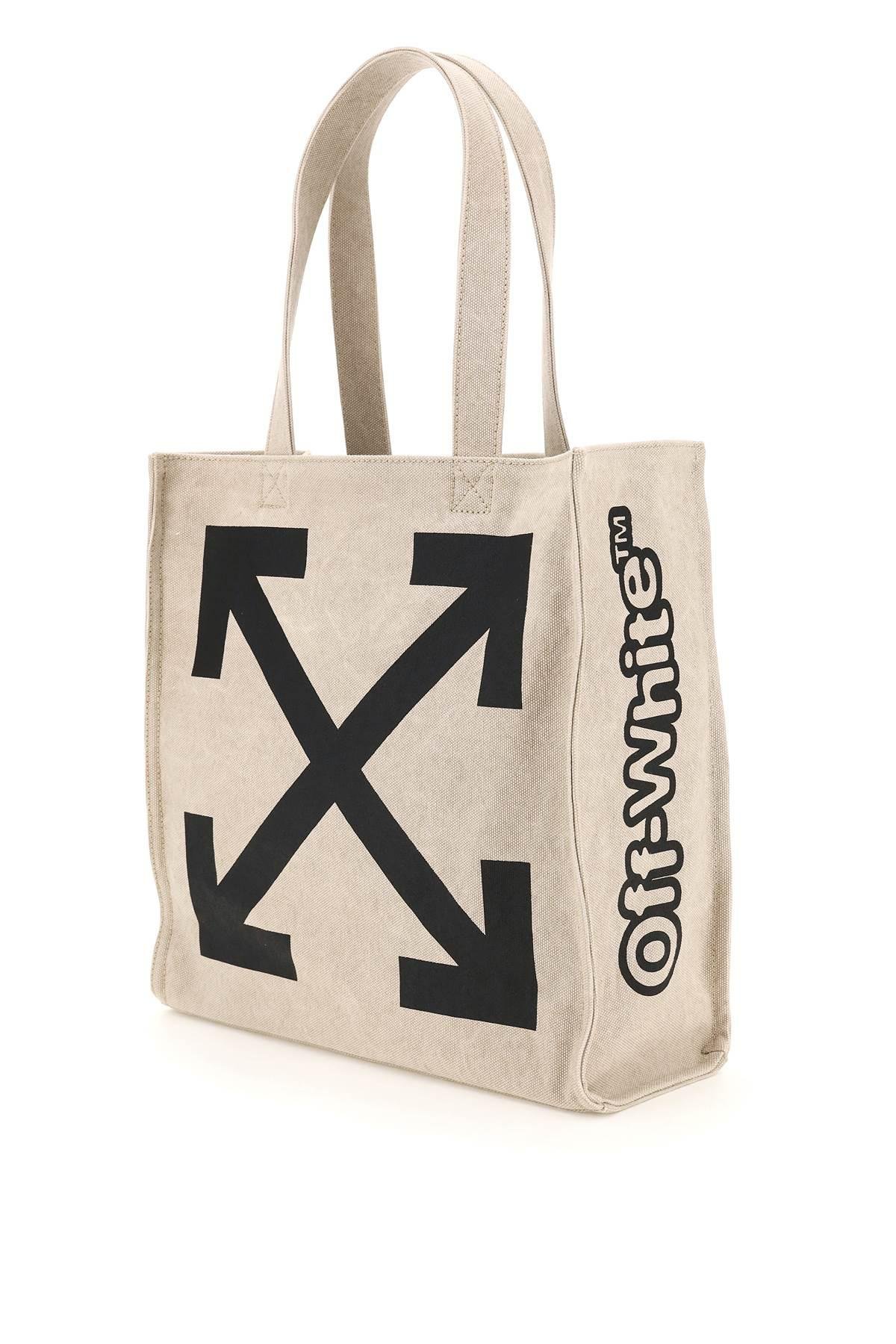 Off-White c/o Virgil Abloh Quote 40 Canvas Tote Bag for Men